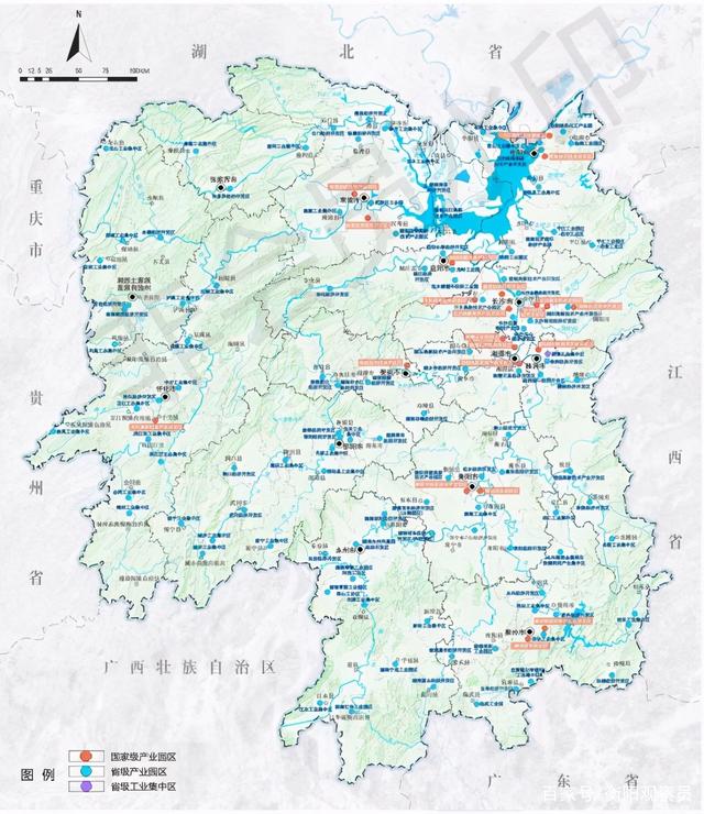 湖南省國土空間總體規劃公示 幾張圖看衡陽的地位